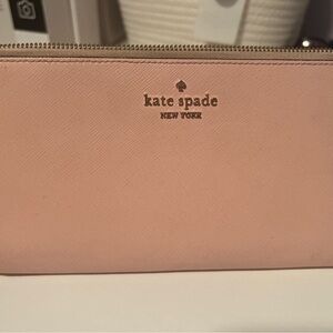 EC Kate Spade Blush Pink Double Zipper Wrislet